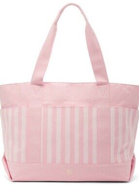 Victoria's Secret Striped Tote Bag